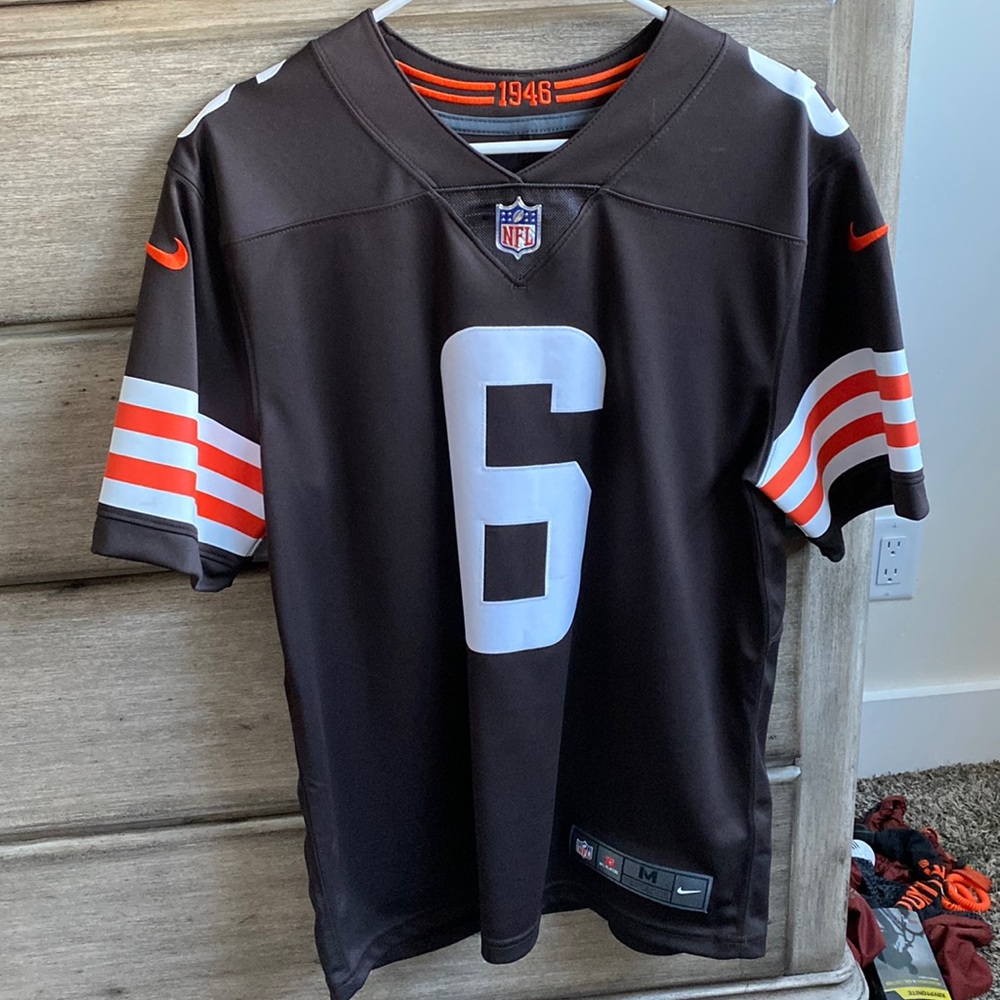 Cleveland Browns Baker Mayfield Nike Vapor Limited Player Jersey - Brown
